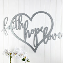 Load image into Gallery viewer, Faith Hope Love Heart