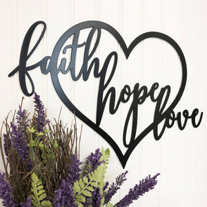 Faith Hope Love Heart