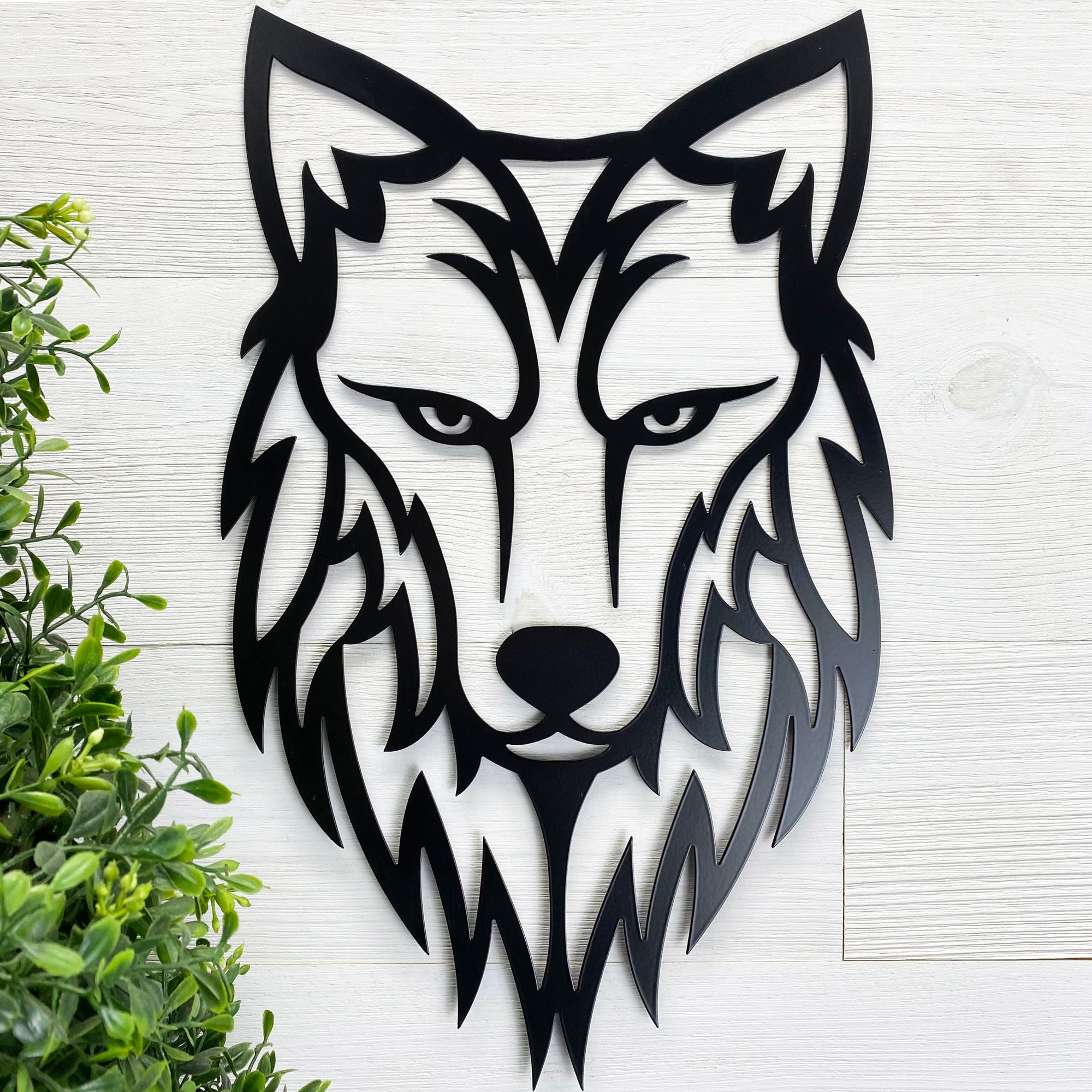 werewolf face stencil